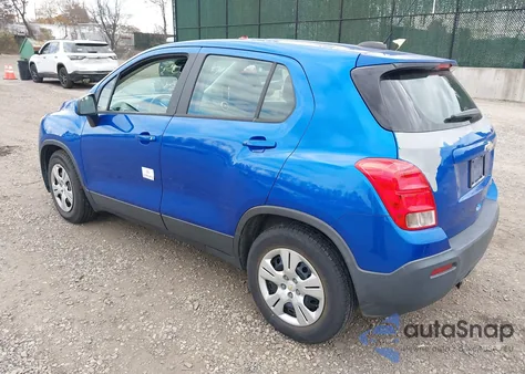 2015 Chevrolet Trax 1Ls z USA, uszkodzony, nr VIN KL7CJKSB9FB182666